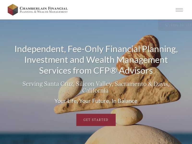 Fee-Only Financial Planning - Santa Cruz, CA | Chamberlain Financial Planning & Wealth Management — Chamberlain Financial and Wealth Management