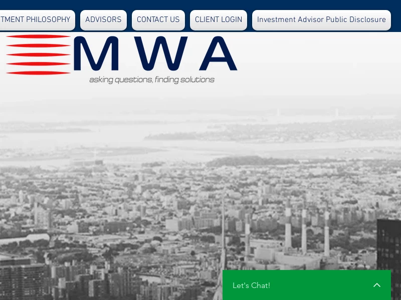 RIA Firm | MWA Asset Mangement | United States
