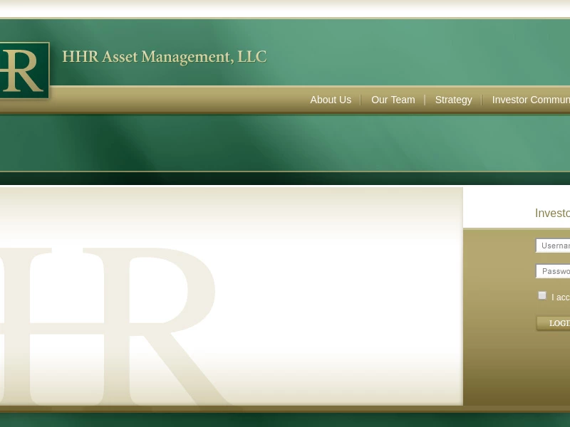 HHR Asset Management :: HHR :: Welcome