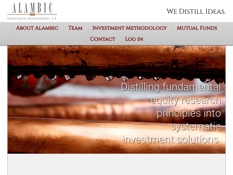 Home | Alambic Investment Management, L.P.