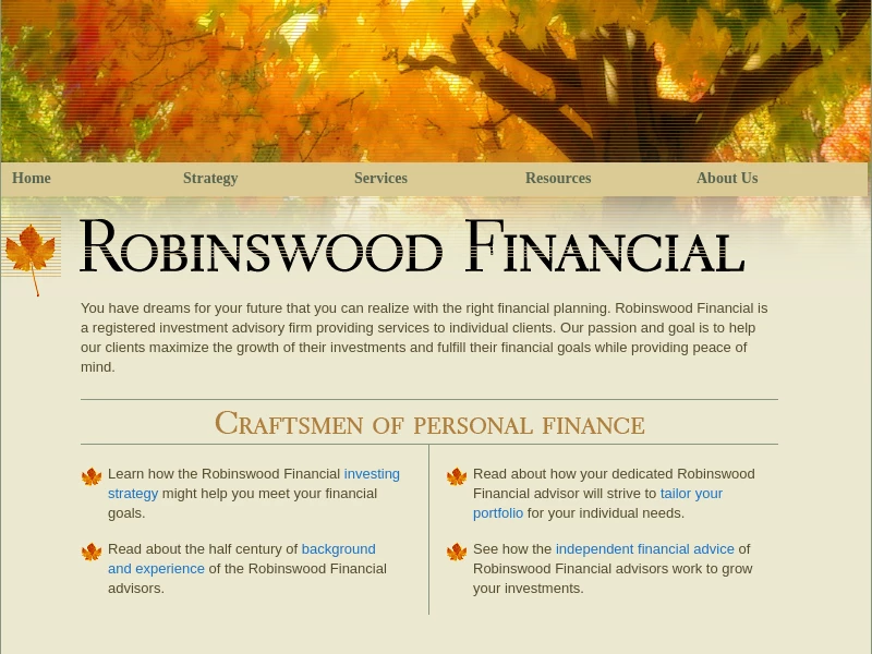 Home | Robinswood Financial