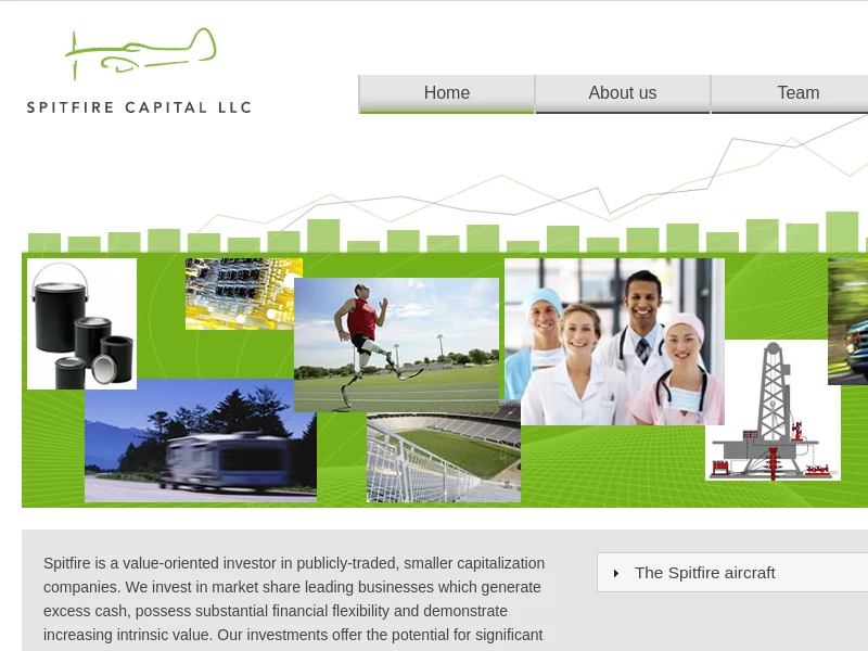Spitfire Capital – Spitfire is a value-oriented investor in publicly-traded, smaller capitalization companies