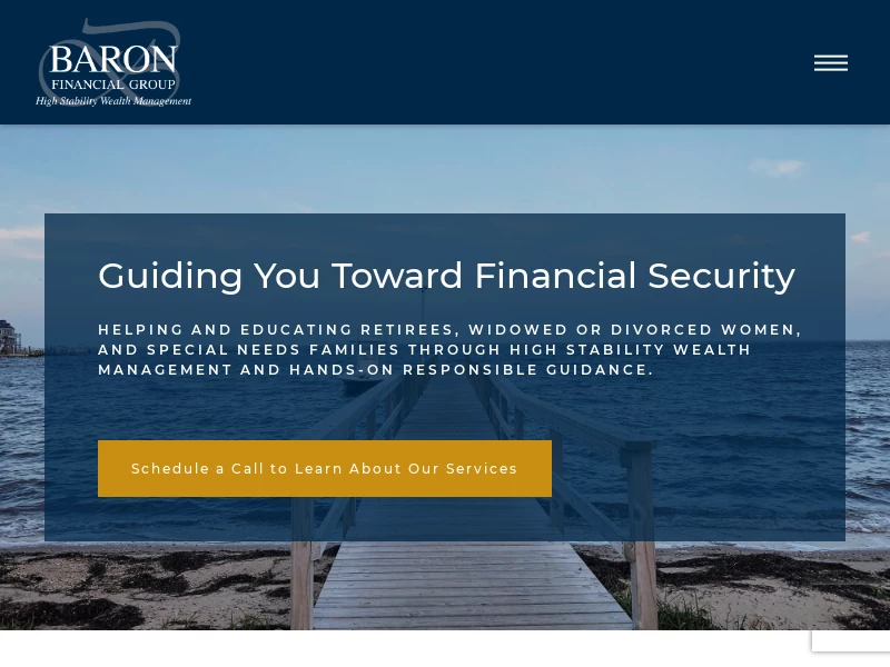Fiduciary Financial Advisor in Bergen County, NJ and Sarasota, FL — Baron Financial Group, LLC