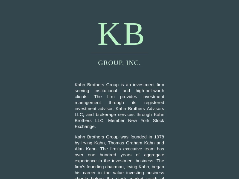 Kahn Brothers