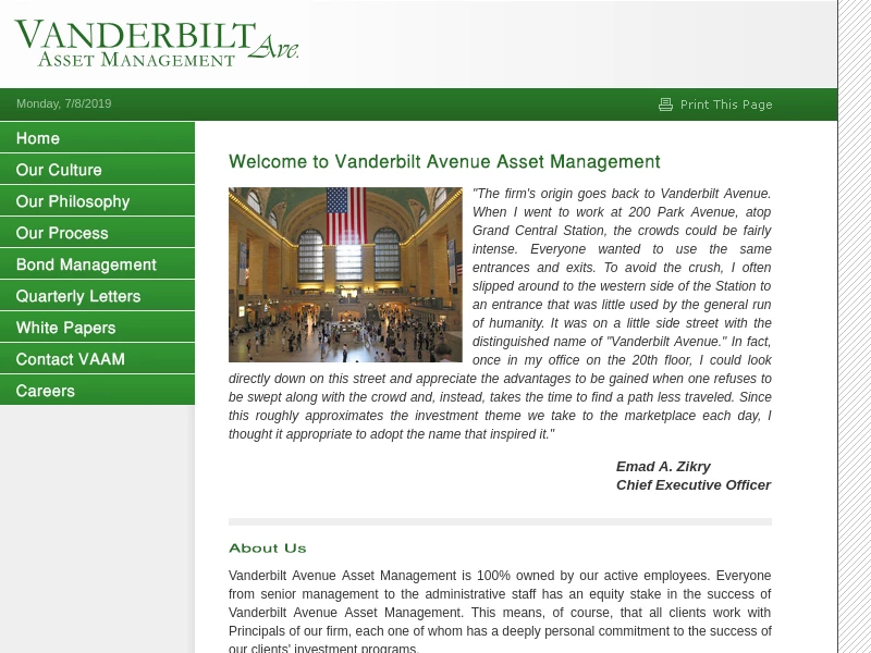 Vanderbilt Avenue Asset Management