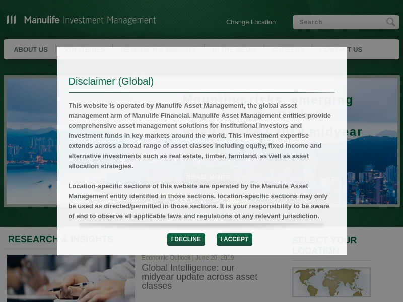 Institutional asset management | Manulife Investment Management