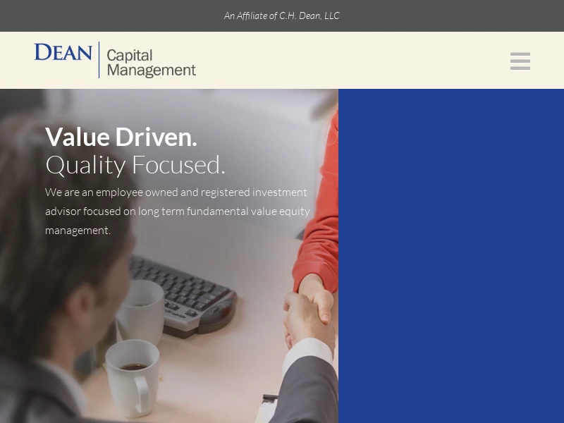 Investment Advisors | Dean Capital Management, LLC