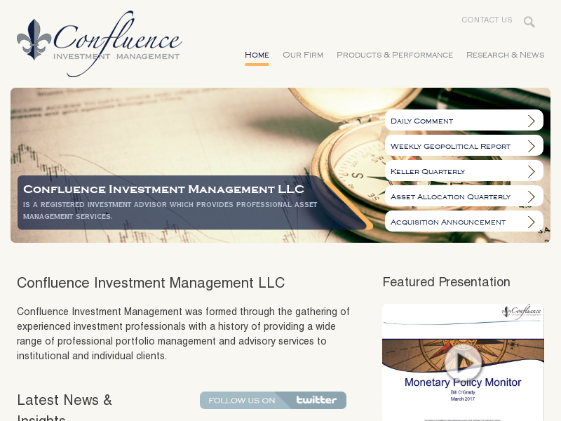 Home - Confluence Investment Management