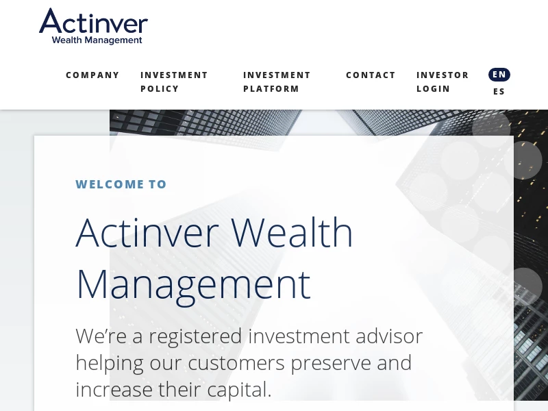 Actinver Wealth Management | Home