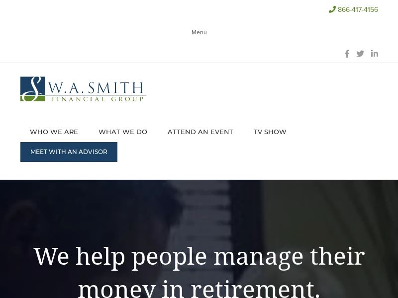 Need Financial Advice? We Can Help. | W. A. Smith Financial Group