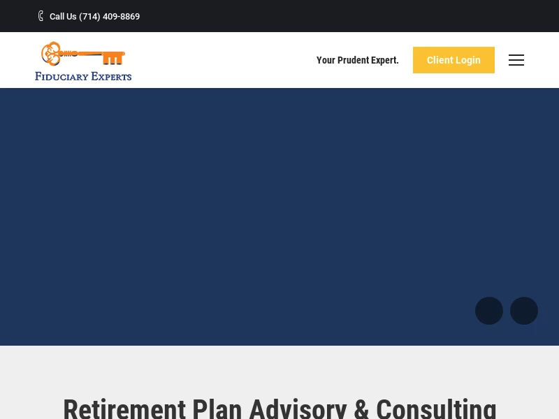 Fiduciary Experts LLC – Retirement Plan Advisory & Consulting Services