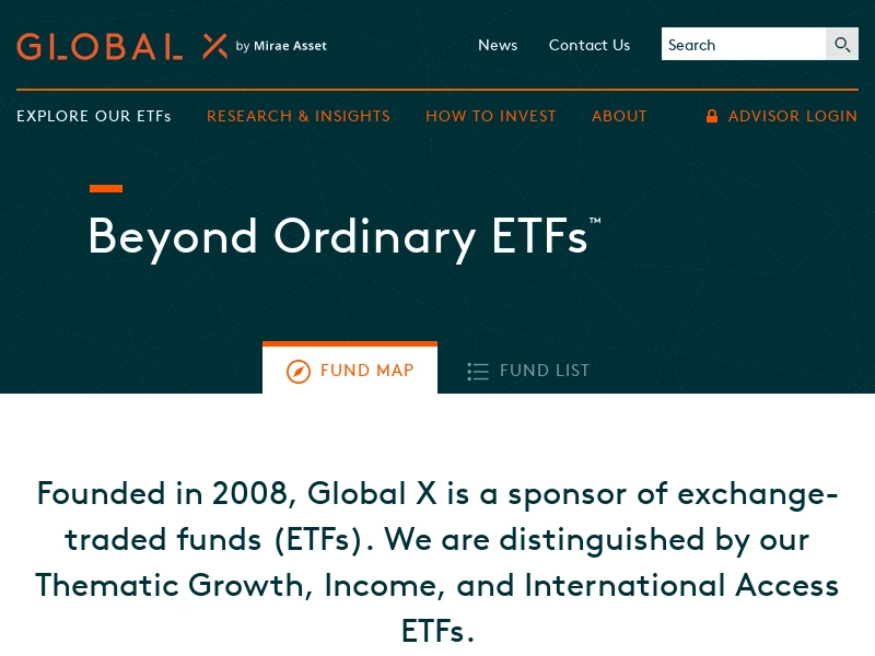 Global X: Beyond Ordinary ETFs®