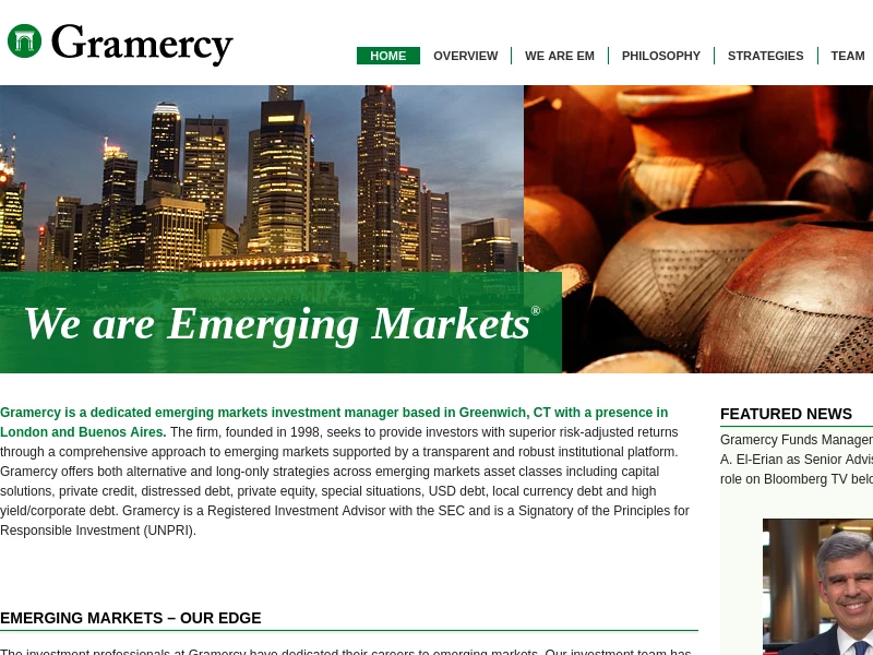 Gramercy - We Are Emerging Markets