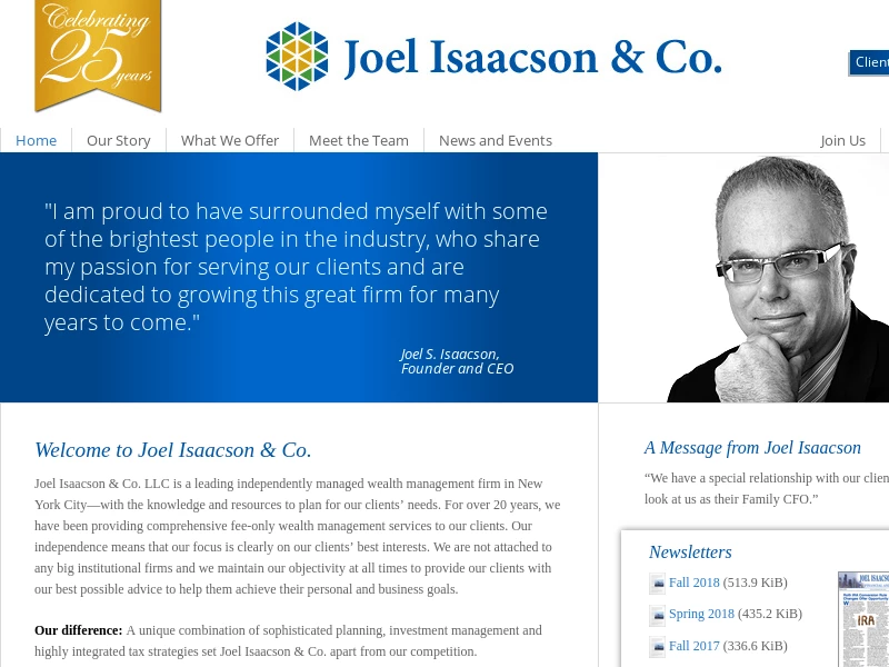 Your Financial Path Finder – Joel Isaacson & Co.