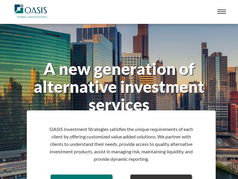 Strategic Investment Solutions | Managed Futures - Pooled Investments - CTA Programs | OASIS