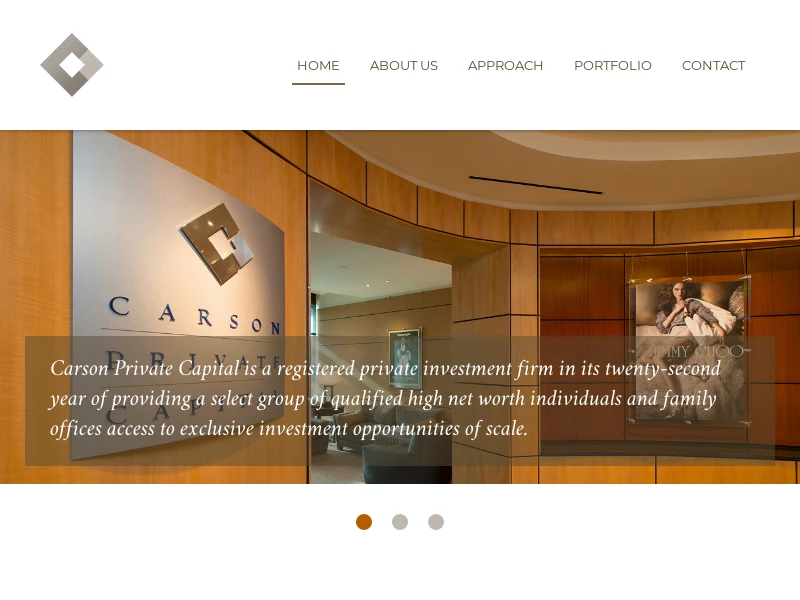 Home - Carson Private Capital