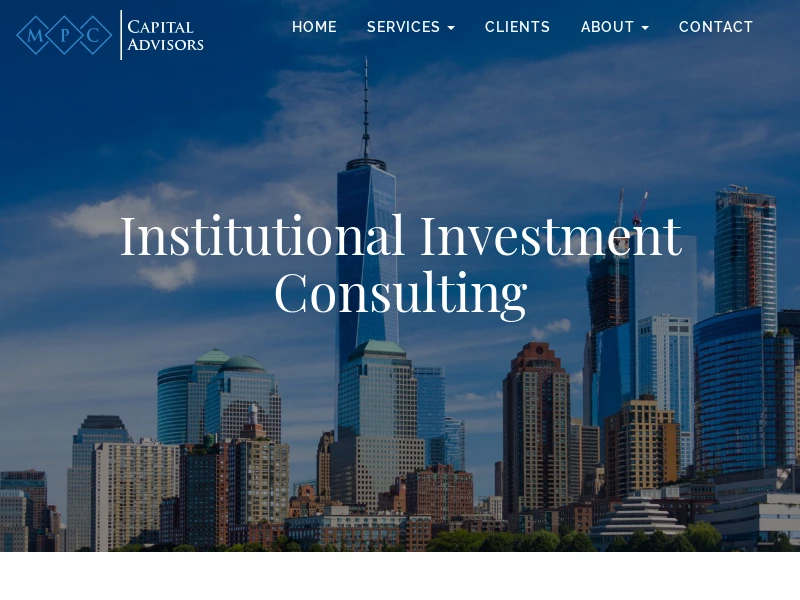 Institutional Investment Consulting | MPC Capital Advisors