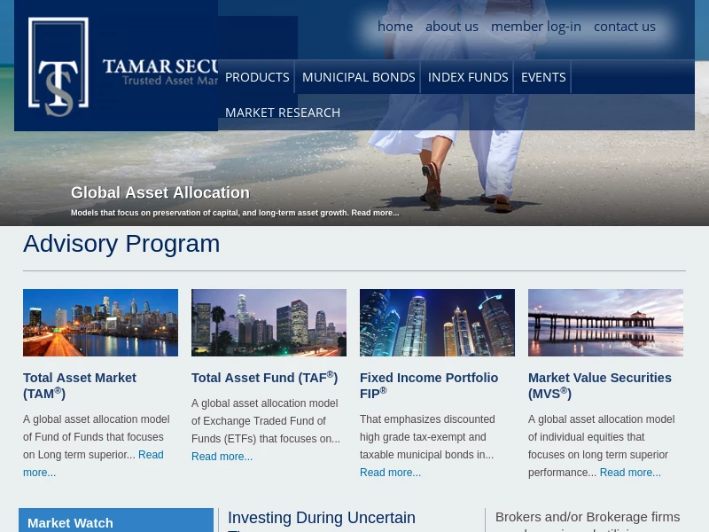 Tamar Securities Financial Portal Home
