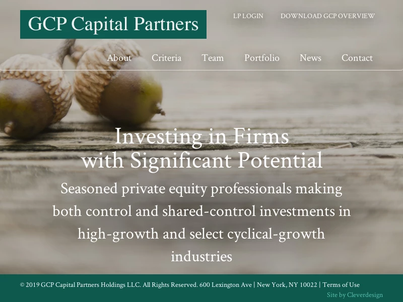 GCP Capital Partners – Home