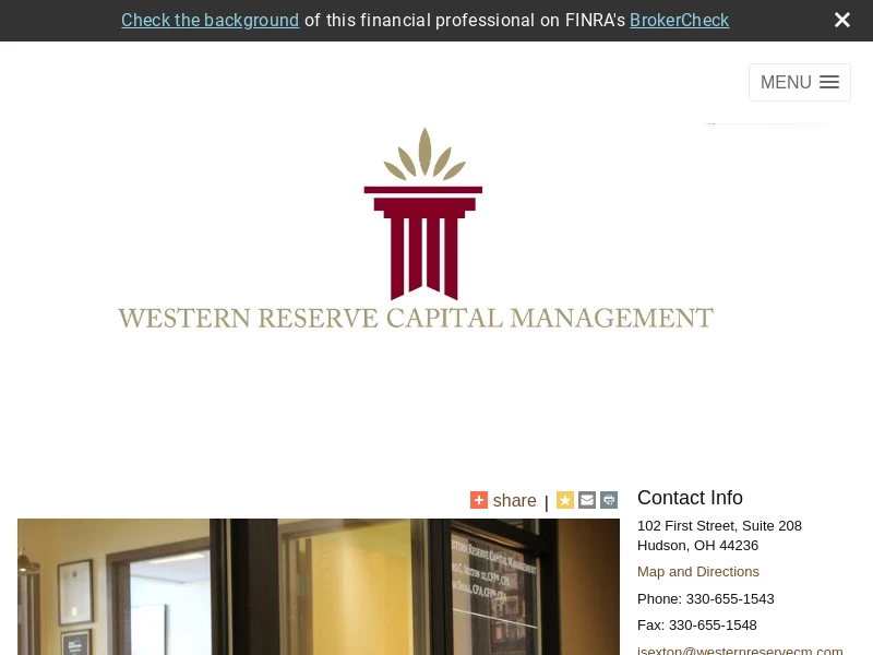Certified Financial Planner Hudson - Western Reserve Capital Management