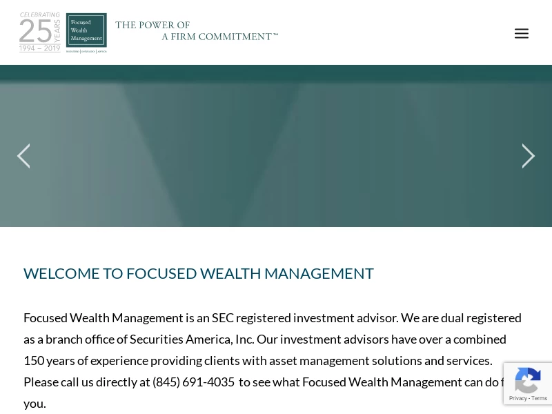Focused Wealth Management – Wealth Management Services