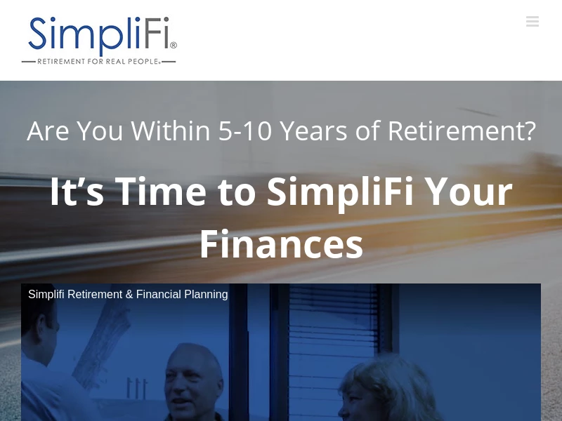Retirement Planning San Diego | CERTIFIED FINANCIAL PLANNER™ | SimpliFi