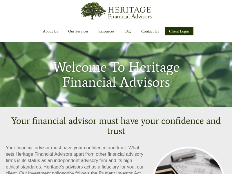 Heritage Financial Advisors