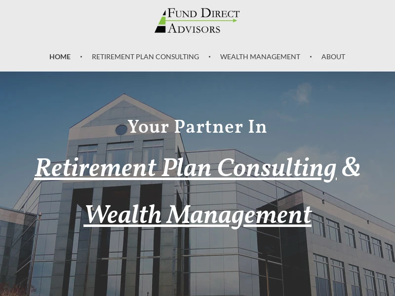 Fund Direct Advisors – Retirement planning and wealth management solutions.