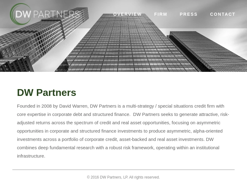 Firm | DW Partners