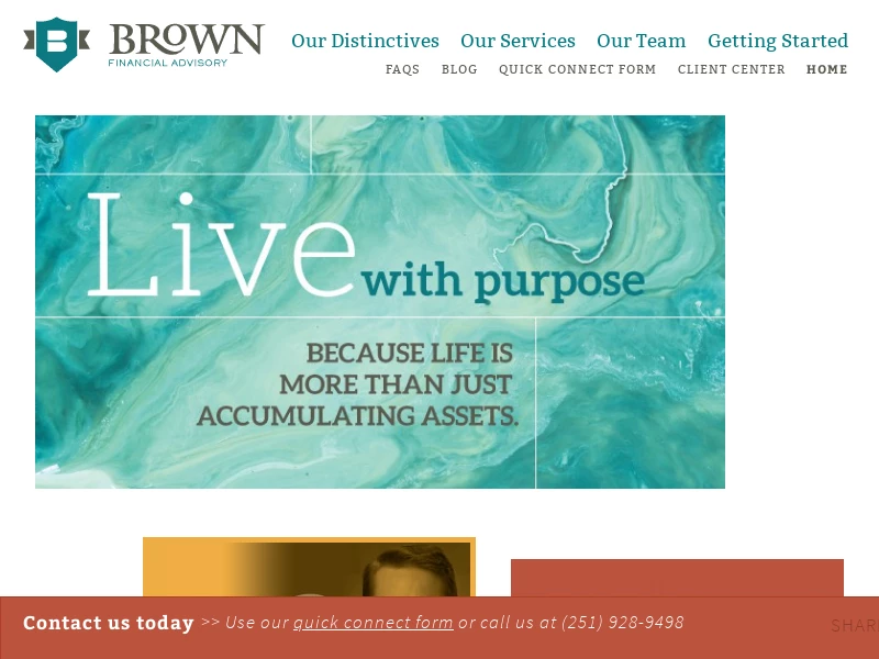 Brown Financial Advisory | Fee-Only Investment Advice in Fairhope, Alabama