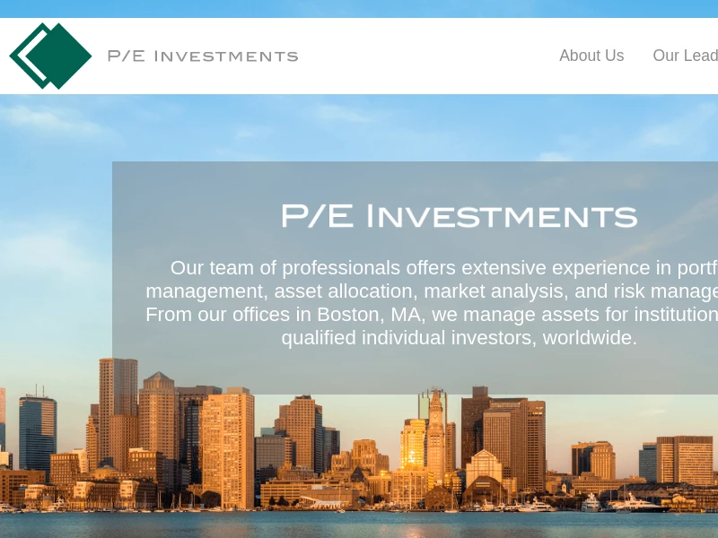 P/E Investments - Home