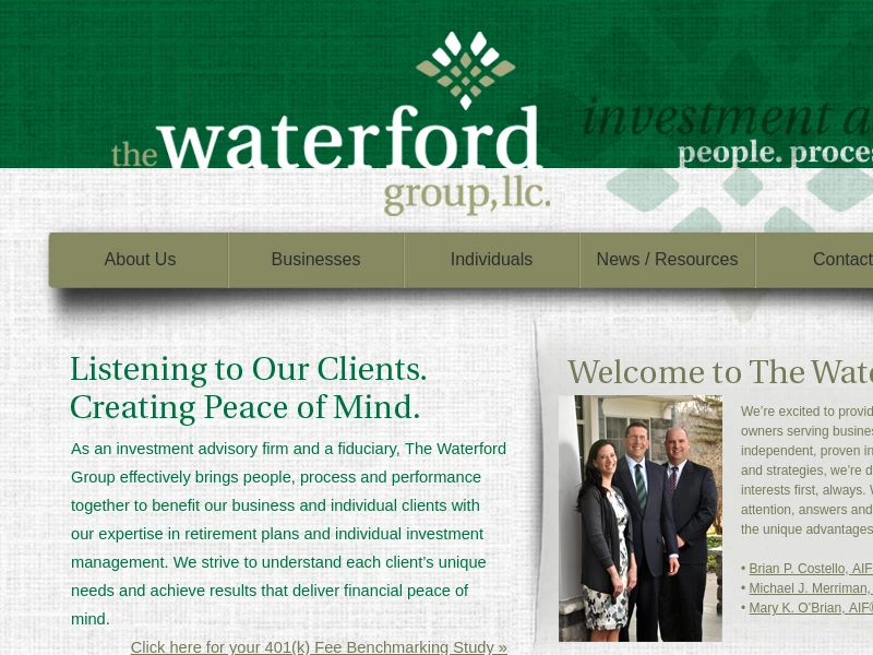 The Waterford Group, LLC — Retirement Plan Specialists