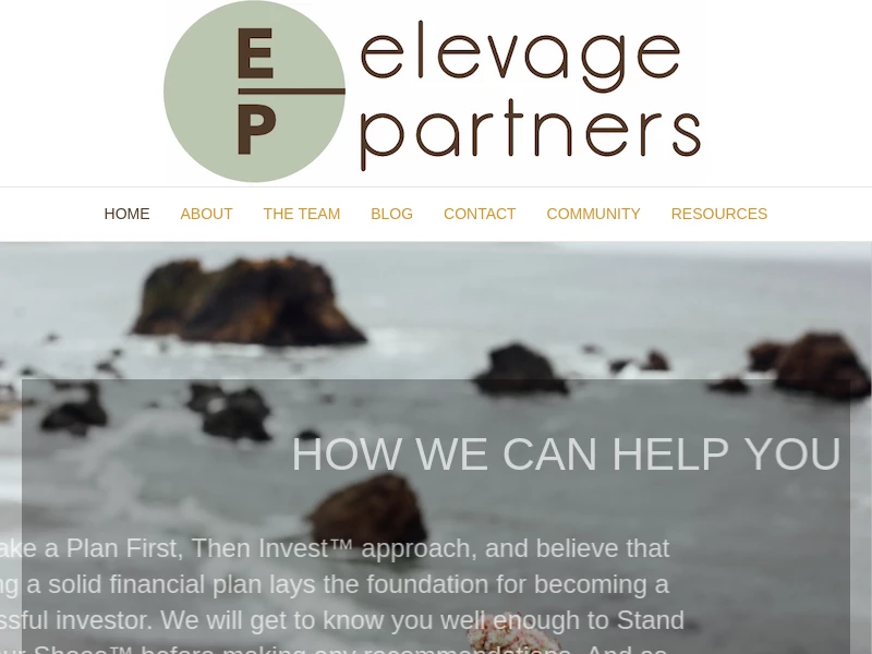 Elevage Partners – Financial planning and wealth management services.