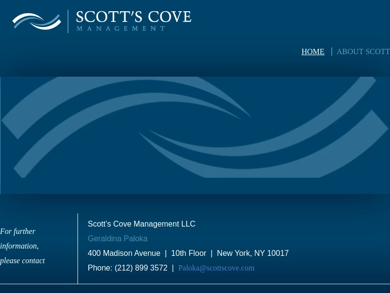 Home -   Scott's Cove Management