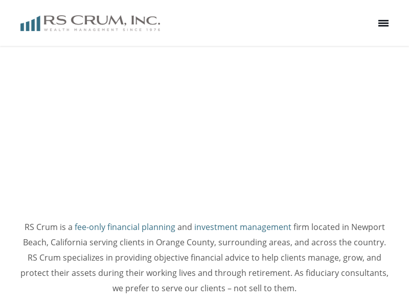 RS Crum | Wealth Management Since 1976
