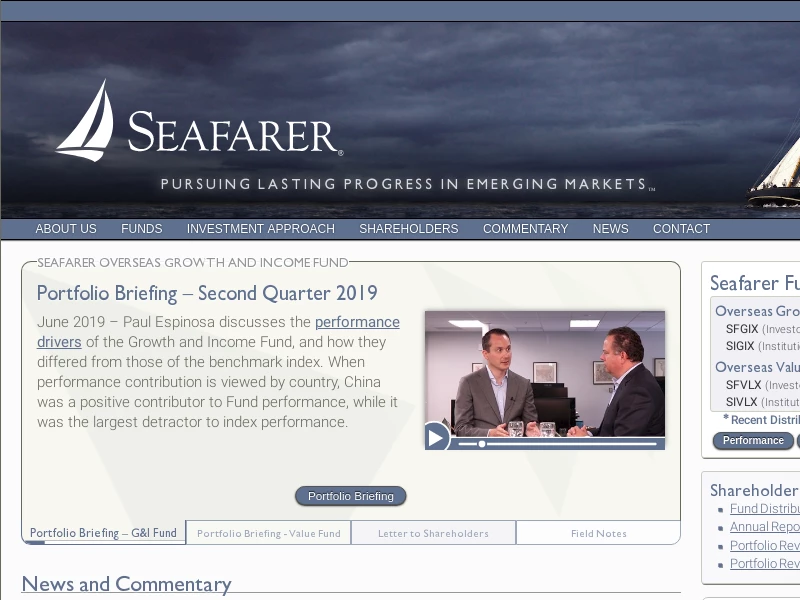 Seafarer Funds | Investing in Emerging Markets