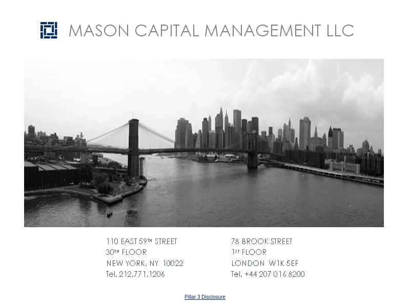 Mason Capital Management LLC :: New York, London