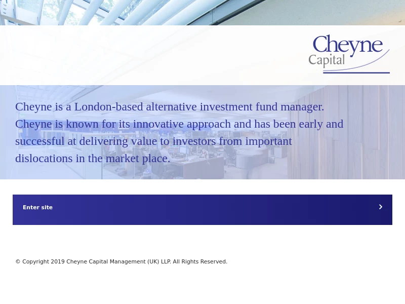 Cheyne Capital | Alternative Asset Management & Investment UK