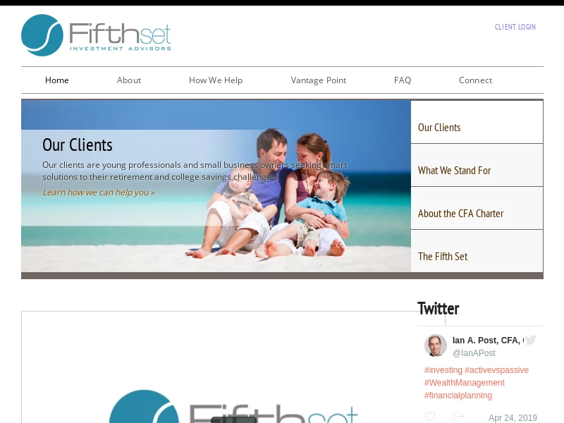 Fifth Set – Private Wealth Management