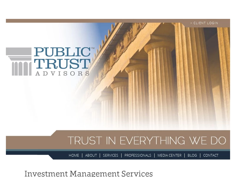 Public Trust Advisors, LLC – Helping you do more for your community