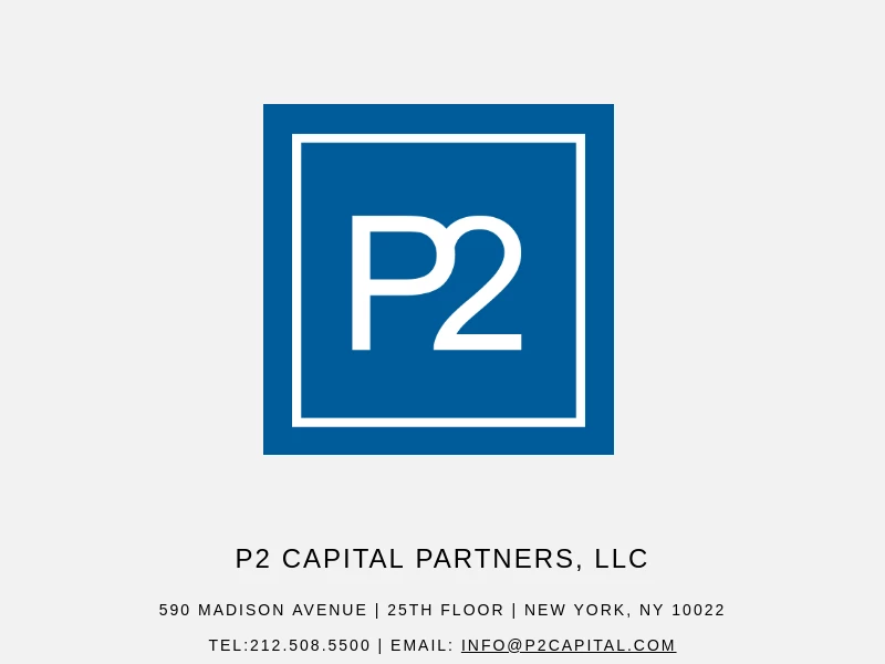 P2 Capital Partners - Strategic Equity Investors
