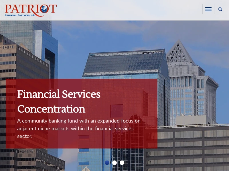 Home - Patriot Financial Partners, L. P.