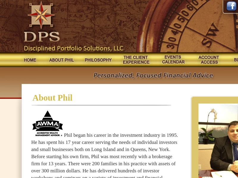 Phil Sparacino-Disciplined Portfolio Solutions, LLC