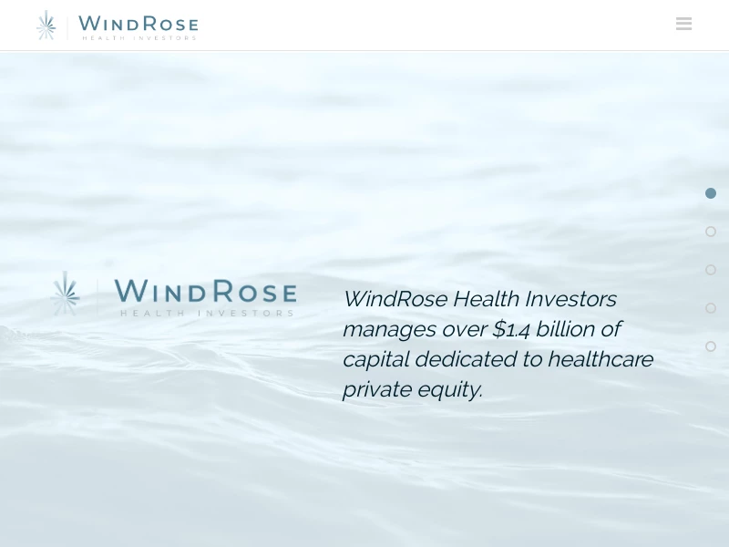 Home Page - WindRose Health Investors