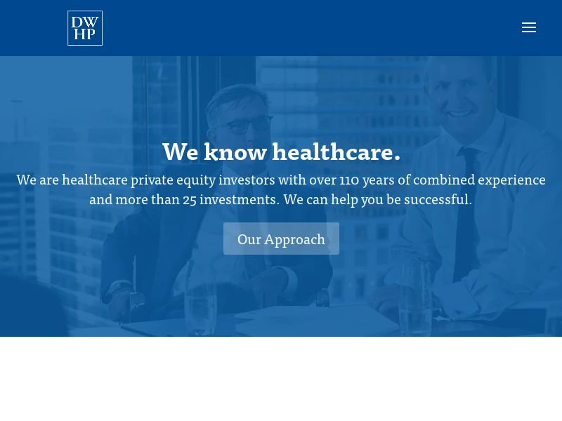 Healthcare Private Equity: DW Healthcare Partners