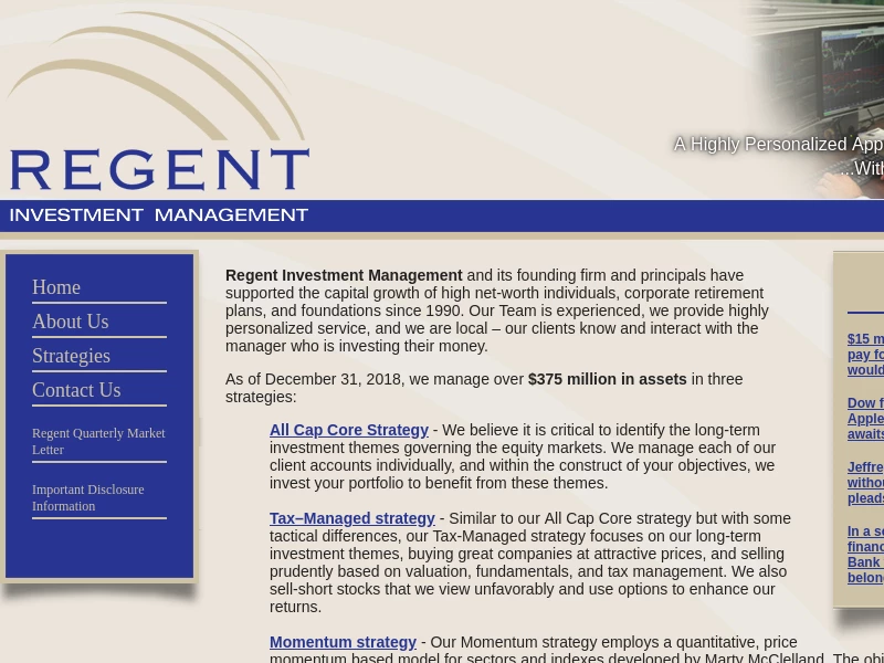 Regent Investment Management - Home