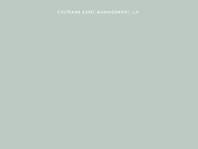 Coltrane Asset Management, L.P.