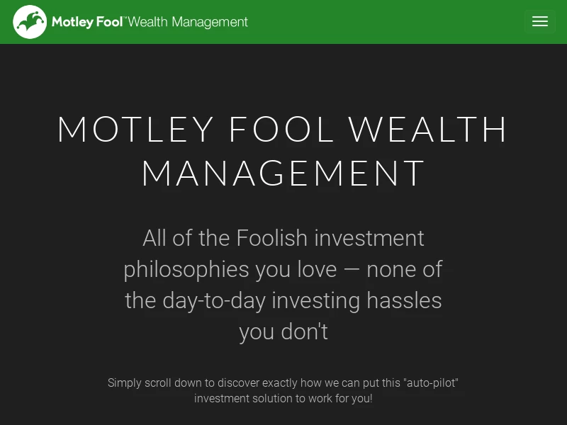 Motley Fool Wealth Management - Home