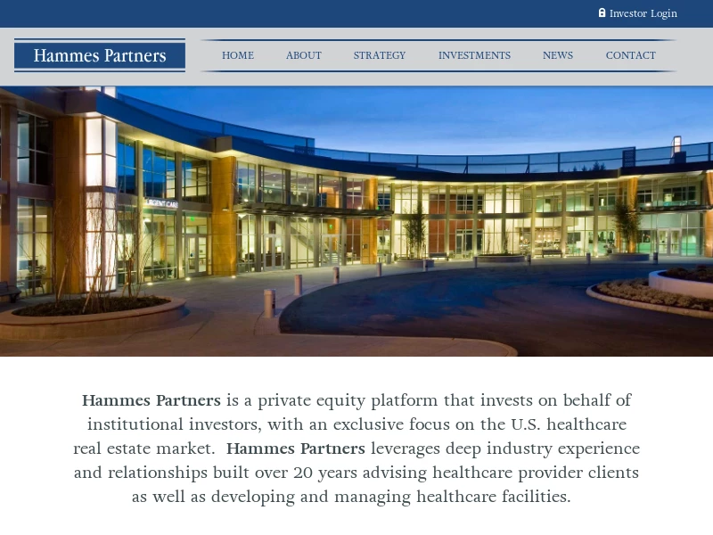 Hammes Partners | Healthcare Real Estate Investment Management Firm