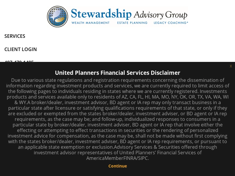 Stewardship Advisory Group, LLC | Christian Financial Advisor